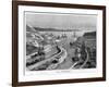 Fishing Vessels in the Harbour at Hayle, Cornwall-null-Framed Art Print