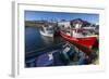 Fishing Vessels Inside the Harbor at Bonavista, Newfoundland, Canada, North America-Michael Nolan-Framed Photographic Print