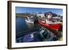 Fishing Vessels Inside the Harbor at Bonavista, Newfoundland, Canada, North America-Michael Nolan-Framed Photographic Print