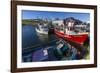 Fishing Vessels Inside the Harbor at Bonavista, Newfoundland, Canada, North America-Michael Nolan-Framed Photographic Print