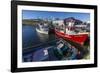 Fishing Vessels Inside the Harbor at Bonavista, Newfoundland, Canada, North America-Michael Nolan-Framed Photographic Print