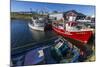 Fishing Vessels Inside the Harbor at Bonavista, Newfoundland, Canada, North America-Michael Nolan-Mounted Photographic Print