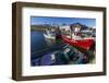 Fishing Vessels Inside the Harbor at Bonavista, Newfoundland, Canada, North America-Michael Nolan-Framed Photographic Print