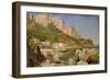 Fishing Village at Capri-Louis Gurlitt-Framed Giclee Print