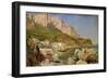 Fishing Village at Capri-Louis Gurlitt-Framed Giclee Print