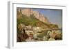 Fishing Village at Capri-Louis Gurlitt-Framed Giclee Print