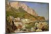 Fishing Village at Capri-Louis Gurlitt-Mounted Giclee Print