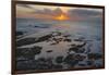 Fishing village Ericeira. Sunset at beach. Portugal-Martin Zwick-Framed Photographic Print