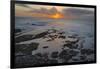 Fishing village Ericeira. Sunset at beach. Portugal-Martin Zwick-Framed Photographic Print