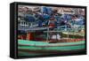 Fishing Village in Sihanoukville Port, Sihanouk Province, Cambodia, Indochina, Southeast Asia, Asia-Richard Cummins-Framed Stretched Canvas