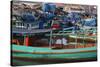 Fishing Village in Sihanoukville Port, Sihanouk Province, Cambodia, Indochina, Southeast Asia, Asia-Richard Cummins-Stretched Canvas