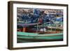 Fishing Village in Sihanoukville Port, Sihanouk Province, Cambodia, Indochina, Southeast Asia, Asia-Richard Cummins-Framed Photographic Print