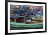 Fishing Village in Sihanoukville Port, Sihanouk Province, Cambodia, Indochina, Southeast Asia, Asia-Richard Cummins-Framed Photographic Print