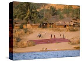 Fishing Village, Lake Tanganyika, Mahale Mountain, Tanzania-Marilyn Parver-Stretched Canvas