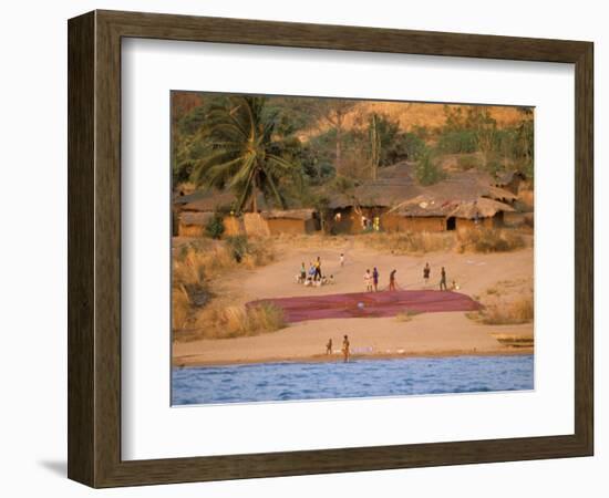 Fishing Village, Lake Tanganyika, Mahale Mountain, Tanzania-Marilyn Parver-Framed Photographic Print