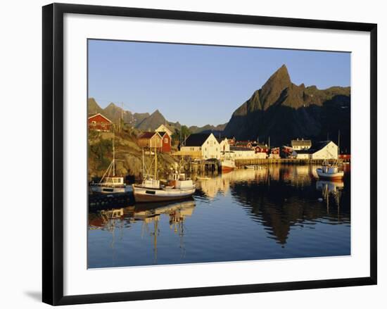 Fishing Village of Hamnoy, Moskenesoya, Lofoten Islands, Norway, Scandinavia, Europe-Gavin Hellier-Framed Photographic Print