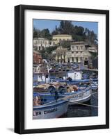 Fishing Village of Santa Maria La Scala, Sicily, Italy, Mediterranean-Sheila Terry-Framed Photographic Print