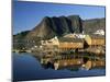 Fishing Village on Sakrisoya Island, Moskenesoya, Lofoten Islands, Nordland, Norway-Gavin Hellier-Mounted Photographic Print