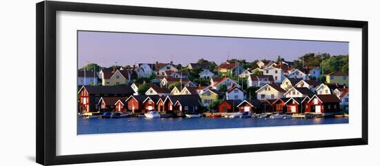 Fishing Village on the West Coast Fiskebaeckskil Sweden-null-Framed Photographic Print