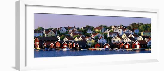 Fishing Village on the West Coast Fiskebaeckskil Sweden-null-Framed Photographic Print