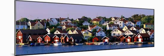 Fishing Village on the West Coast Fiskebaeckskil Sweden-null-Mounted Photographic Print