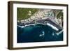 Fishing Village Playa Bombilla, La Palma, Aerial Picture, Canary Islands, Spain-Frank Fleischmann-Framed Photographic Print