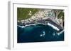 Fishing Village Playa Bombilla, La Palma, Aerial Picture, Canary Islands, Spain-Frank Fleischmann-Framed Photographic Print