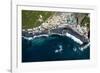 Fishing Village Playa Bombilla, La Palma, Aerial Picture, Canary Islands, Spain-Frank Fleischmann-Framed Photographic Print