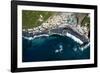 Fishing Village Playa Bombilla, La Palma, Aerial Picture, Canary Islands, Spain-Frank Fleischmann-Framed Photographic Print