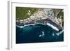 Fishing Village Playa Bombilla, La Palma, Aerial Picture, Canary Islands, Spain-Frank Fleischmann-Framed Photographic Print