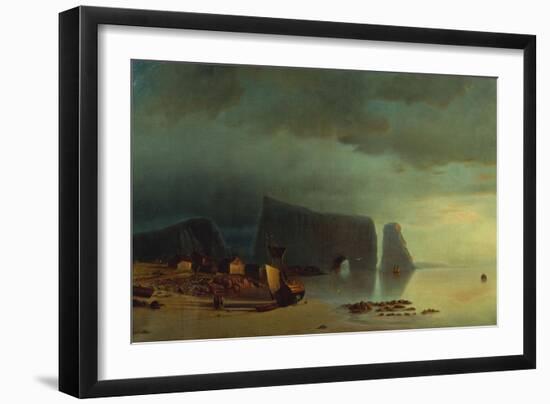 Fishing Village-William Bradford-Framed Giclee Print