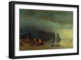 Fishing Village-William Bradford-Framed Giclee Print