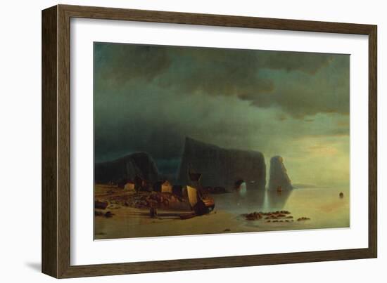 Fishing Village-William Bradford-Framed Giclee Print