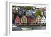 Fishing Warehouses in the Bryggen District-Doug Pearson-Framed Photographic Print