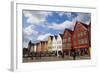 Fishing Warehouses in the Bryggen District-Doug Pearson-Framed Photographic Print