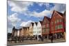 Fishing Warehouses in the Bryggen District-Doug Pearson-Mounted Photographic Print