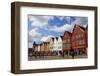 Fishing Warehouses in the Bryggen District-Doug Pearson-Framed Photographic Print