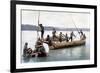 Fishing with a Bow, Andaman and Nicobar Islands, Indian Ocean, C1890-Gillot-Framed Giclee Print