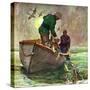 "Fishing with Nets," May 28, 1949-Mead Schaeffer-Stretched Canvas