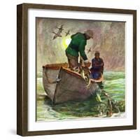 "Fishing with Nets," May 28, 1949-Mead Schaeffer-Framed Giclee Print