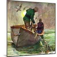"Fishing with Nets," May 28, 1949-Mead Schaeffer-Mounted Giclee Print
