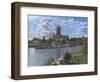 Fishing with Oscar - Doncaster Minster-Richard Harpum-Framed Art Print