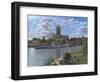 Fishing with Oscar - Doncaster Minster-Richard Harpum-Framed Art Print