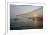 Fishing with Square Nets in Tam Giang Lagoon, Hue, Thua Thien Hue Province, Vietnam, Indochina-Nathalie Cuvelier-Framed Photographic Print