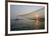 Fishing with Square Nets in Tam Giang Lagoon, Hue, Thua Thien Hue Province, Vietnam, Indochina-Nathalie Cuvelier-Framed Photographic Print