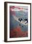Fishing, Yukihide, Tosa School, Silk Painting, Japan, 15th Century-null-Framed Giclee Print