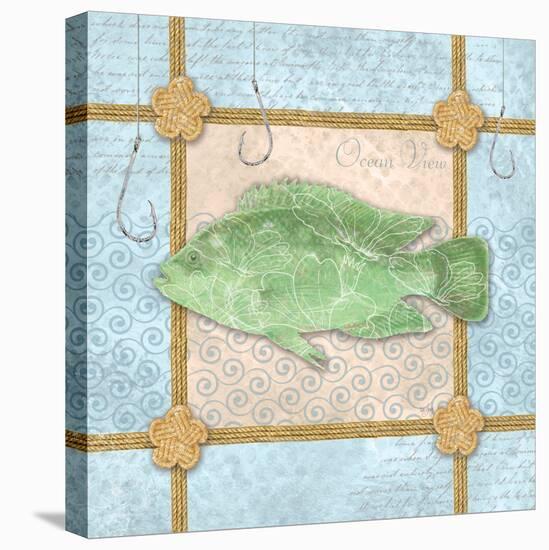 Fishing-Bee Sturgis-Stretched Canvas
