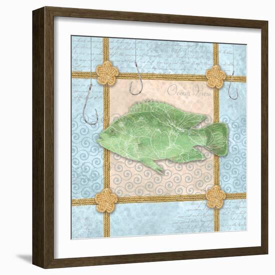 Fishing-Bee Sturgis-Framed Art Print