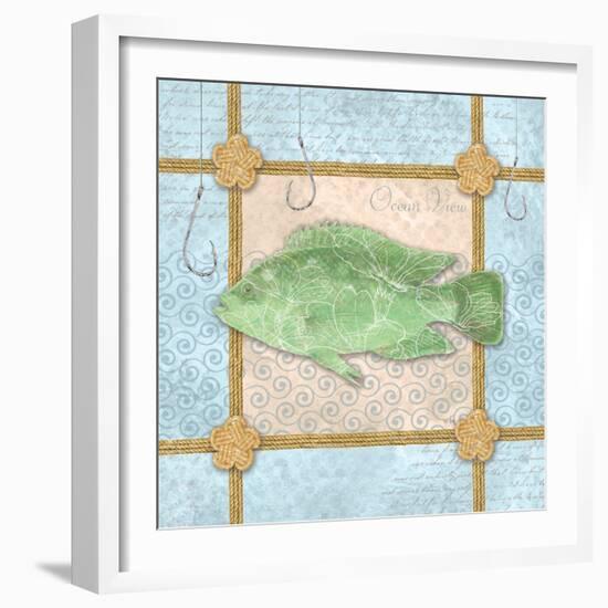 Fishing-Bee Sturgis-Framed Art Print