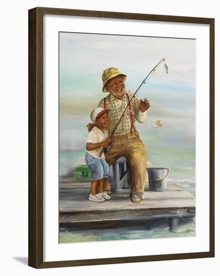 Fishing-Dianne Dengel-Framed Giclee Print